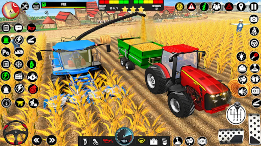 Indian Tractor Driving Game 3D (Фарминг Геймс)  [МОД Меню] Screenshot 3