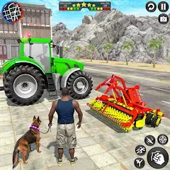 Взломанная Indian Tractor Driving Game 3D (Фарминг Геймс)  [МОД Меню] - стабильная версия apk на Андроид