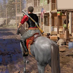 Скачать взлом West Cowboy - Gunfighter Game (Уэст Ковбой)  [МОД Unlocked] - полная версия apk на Андроид