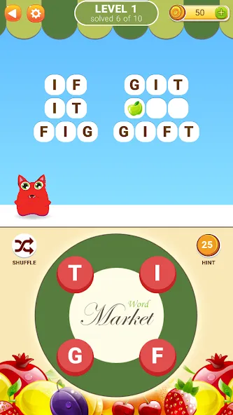 Word Market  [МОД Все открыто] Screenshot 1