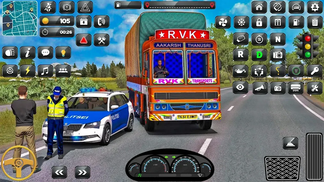 Indian Truck Driver Simulator  [МОД Много монет] Screenshot 5