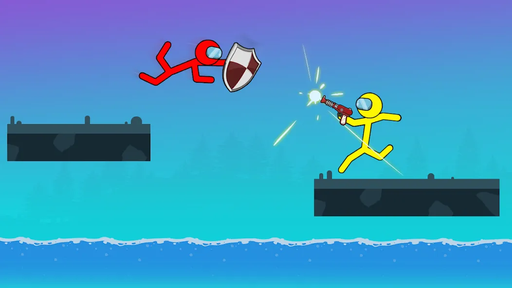 Stick-man Fighting Games  [МОД Бесконечные монеты] Screenshot 5