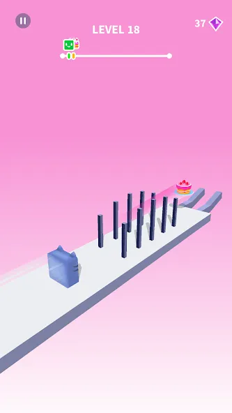 Jelly Shift - Obstacle Course (Джелли Шифт)  [МОД Unlimited Money] Screenshot 2