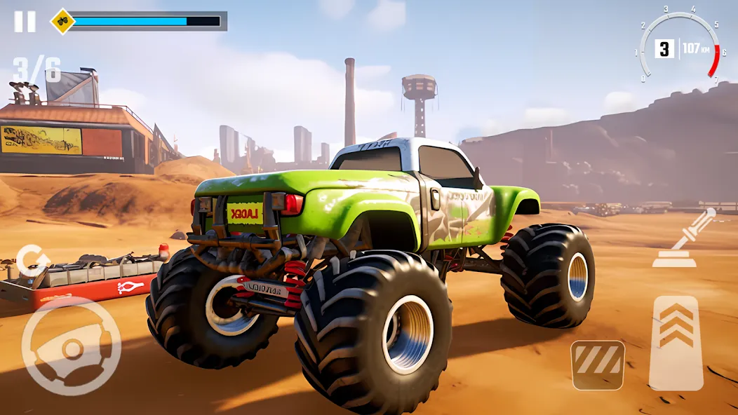 4x4 Monster Truck Racing Games (Монстр Трак Гонки игры)  [МОД Menu] Screenshot 1