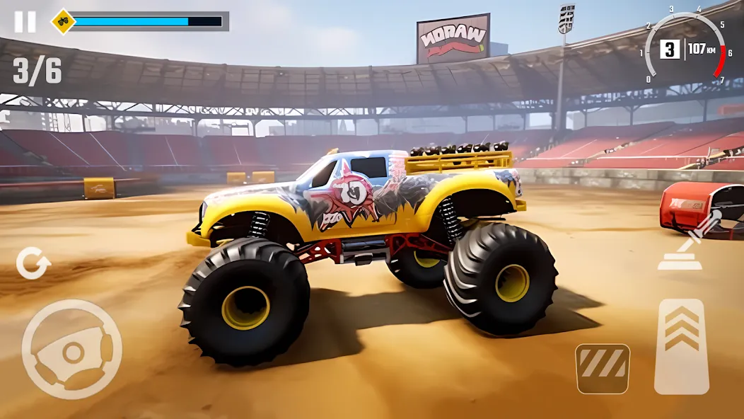 4x4 Monster Truck Racing Games (Монстр Трак Гонки игры)  [МОД Menu] Screenshot 2