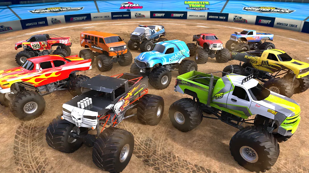 4x4 Monster Truck Racing Games (Монстр Трак Гонки игры)  [МОД Menu] Screenshot 3