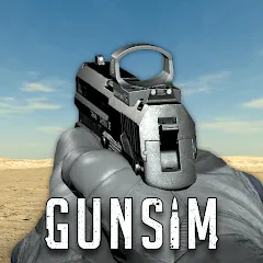 Взломанная GUNSIM - 3D FPS Shooting Guns (ГУНСИМ)  [МОД Все открыто] - последняя версия apk на Андроид