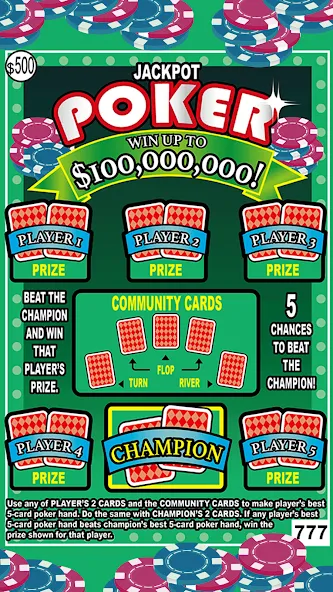 Scratch Off Lottery Scratchers  [МОД Menu] Screenshot 4