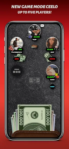 Phone Dice™ Street Dice Game (Фон Дайс Стрит Дайс Гейм)  [МОД Меню] Screenshot 3