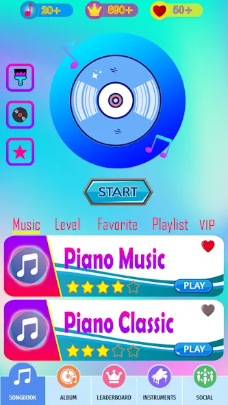 RaptorGamer Piano Tiles (РапторГеймер Пьяно Тайлс)  [МОД Много монет] Screenshot 1