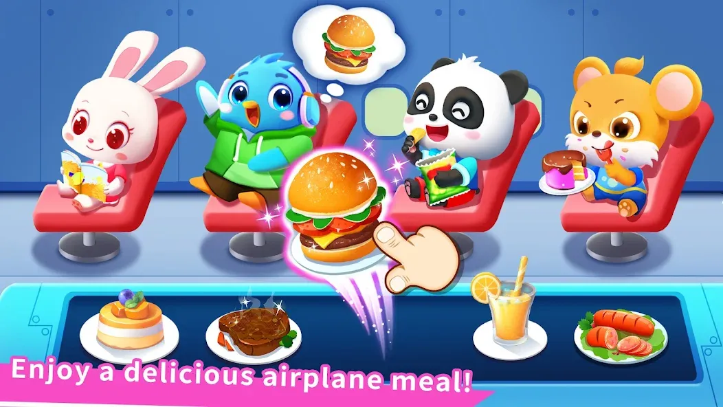 Baby Panda's Airport  [МОД Unlimited Money] Screenshot 2