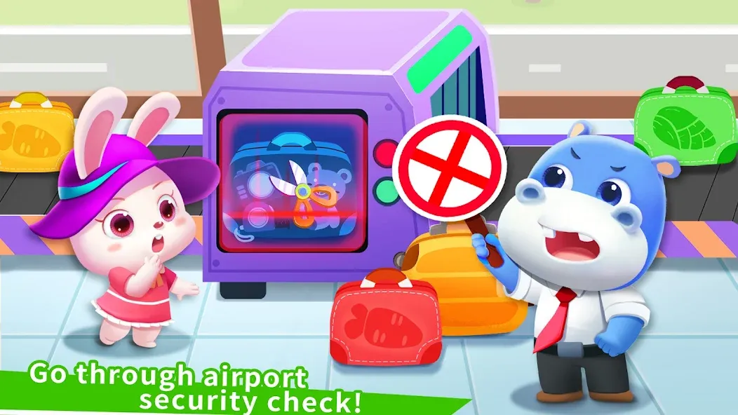 Baby Panda's Airport  [МОД Unlimited Money] Screenshot 3