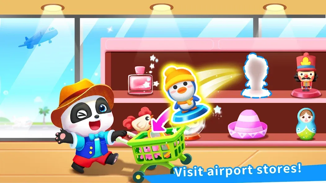 Baby Panda's Airport  [МОД Unlimited Money] Screenshot 5