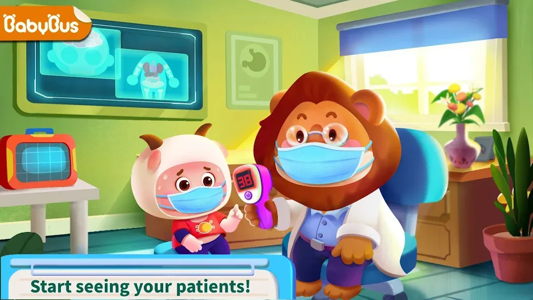 Baby Panda's Hospital Care  [МОД Меню] Screenshot 1