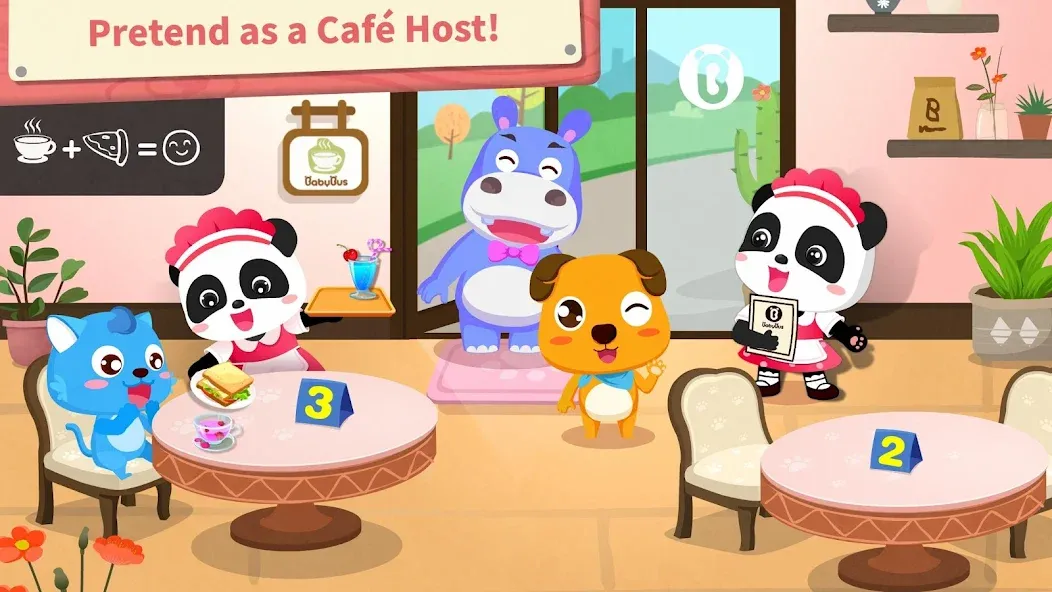 Baby Panda’s Summer: Café  [МОД Меню] Screenshot 4