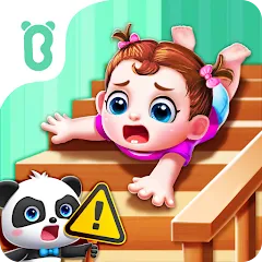 Скачать взломанную Baby Panda Home Safety  [МОД Меню] - полная версия apk на Андроид