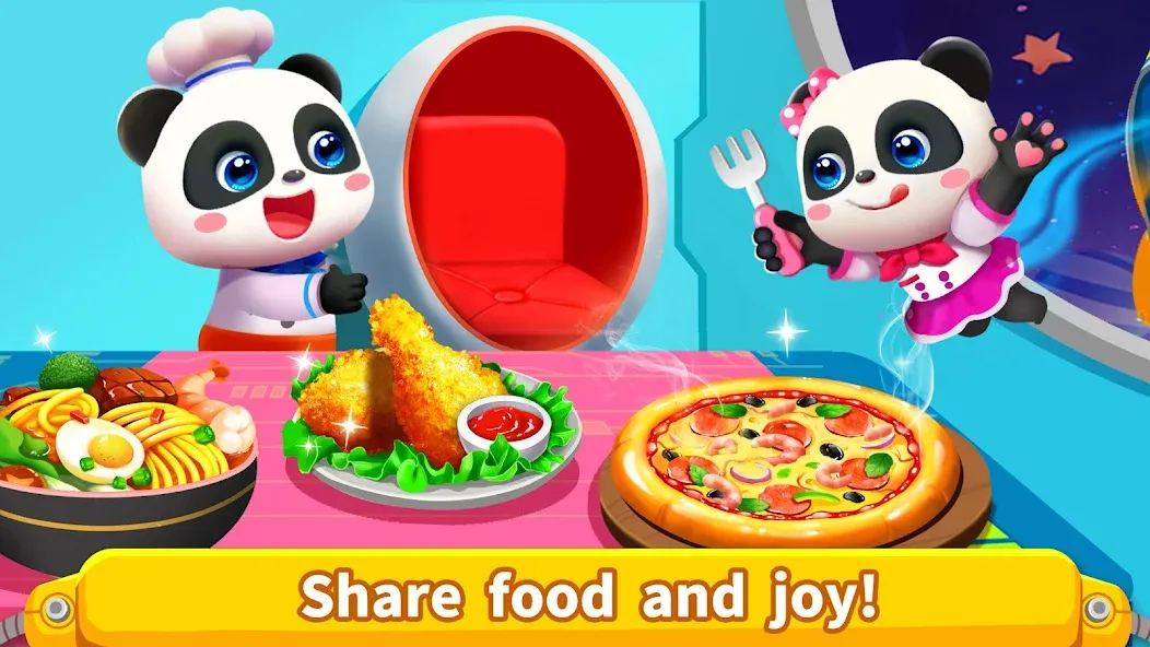 Little Panda's Space Kitchen  [МОД Много монет] Screenshot 4