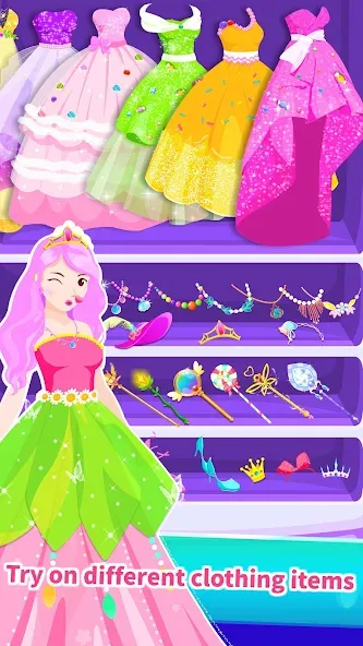 Little Panda Princess Dressup  [МОД Mega Pack] Screenshot 2