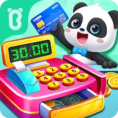 Скачать взломанную Baby Panda's Supermarket  [МОД Бесконечные деньги] - последняя версия apk на Андроид