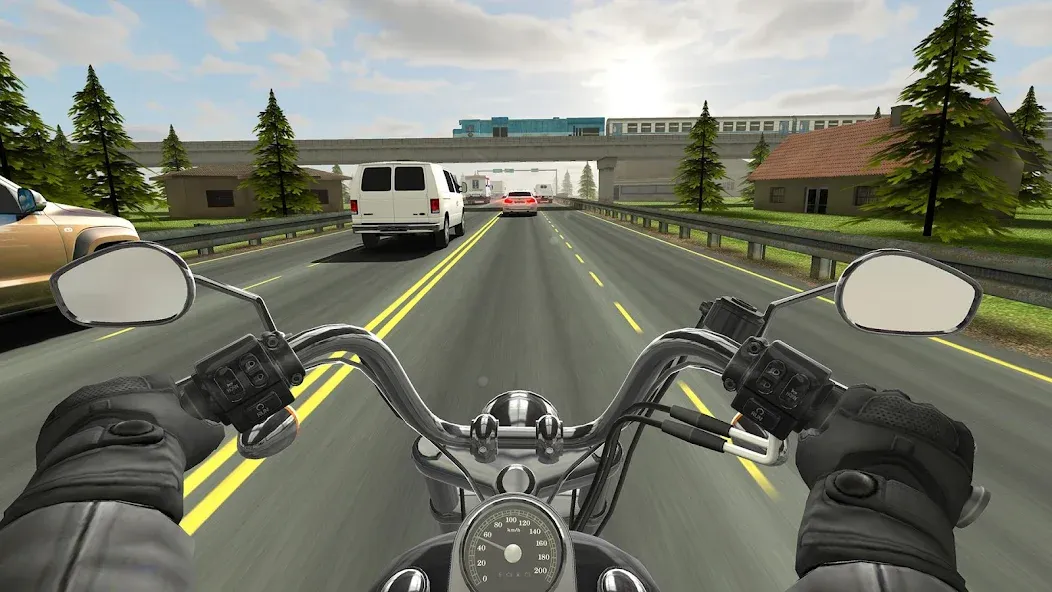 Traffic Rider (Трафик Райдер)  [МОД Много монет] Screenshot 1