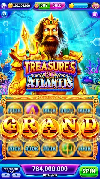 Jackpotland-Vegas Casino Slots (Джекпотлэнд)  [МОД Все открыто] Screenshot 3