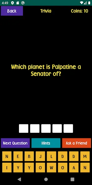 Quiz For SW Fans (Квиз для фанатов ЗВЗ)  [МОД Unlimited Money] Screenshot 1