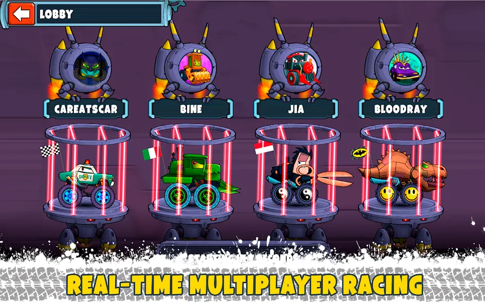 Car Eats Car Multiplayer Race (Кар Итс Кар)  [МОД Много денег] Screenshot 2