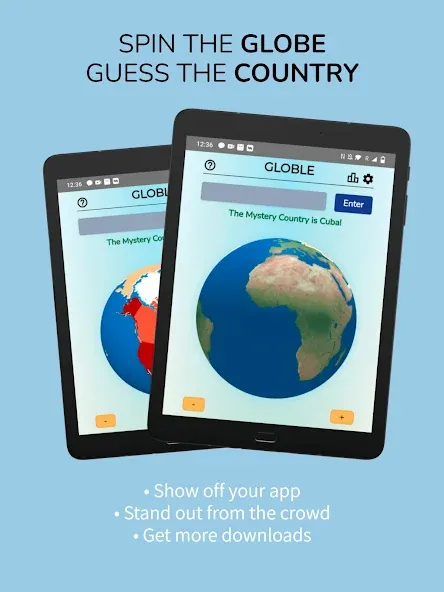 Globle - Country Guess Game (Глоубл)  [МОД Unlocked] Screenshot 5