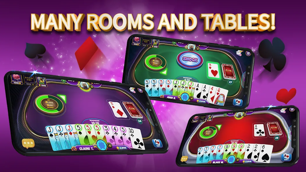 Gin Rummy Elite: Online Game (Джин Рамми)  [МОД Unlocked] Screenshot 3