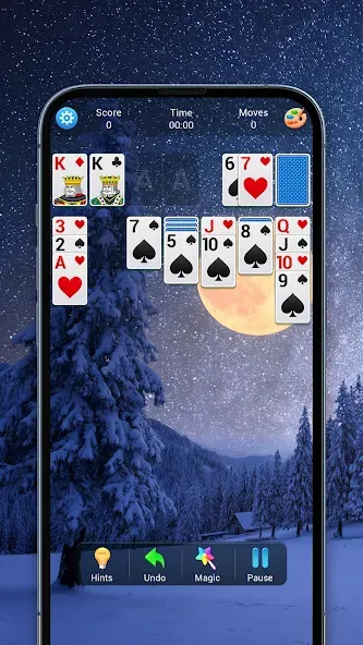 Solitaire, Klondike Card Games  [МОД Бесконечные деньги] Screenshot 3