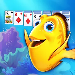 Скачать взломанную Solitaire: Fish Master (Солитер)  [МОД Много денег] - стабильная версия apk на Андроид