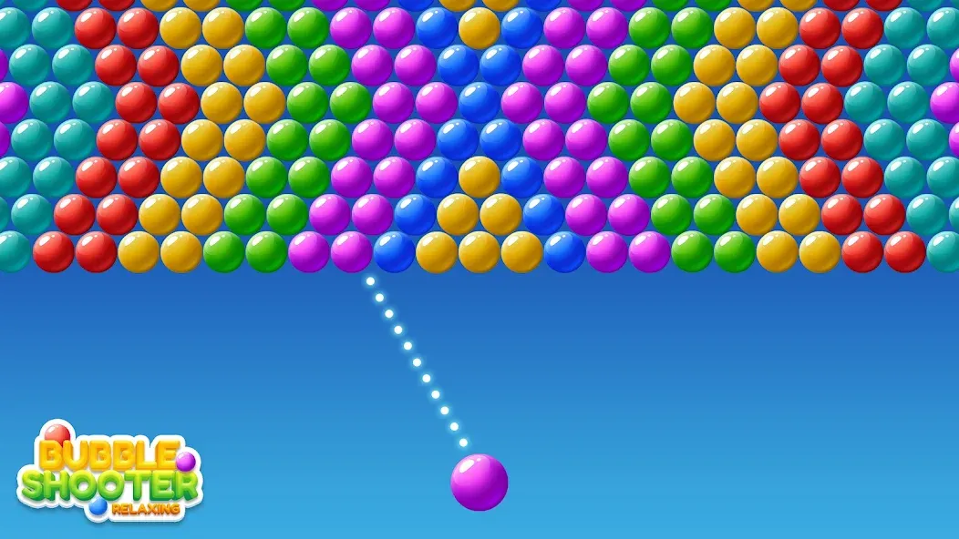 Bubble Shooter Relaxing (Бабл Шутер Релаксинг)  [МОД Бесконечные деньги] Screenshot 2