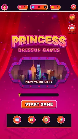 Princess Makeup Dressup Salon (Принцесса Мейкап Дрессап Салон)  [МОД Много монет] Screenshot 2