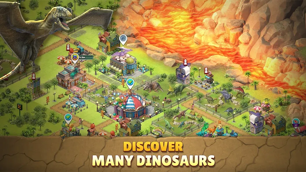 Jurassic Dinosaur: Dino Game (Динозавры юрского периода)  [МОД Unlocked] Screenshot 4