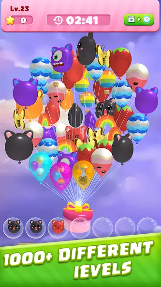 Bubble Burst：Match 3D  [МОД Бесконечные деньги] Screenshot 1