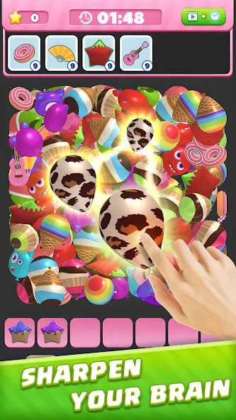 Bubble Burst：Match 3D  [МОД Бесконечные деньги] Screenshot 3