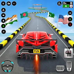 Взлом GT Car Stunt : Ramp Car Stunts (ДжиТи Кар Стант)  [МОД Unlimited Money] - полная версия apk на Андроид