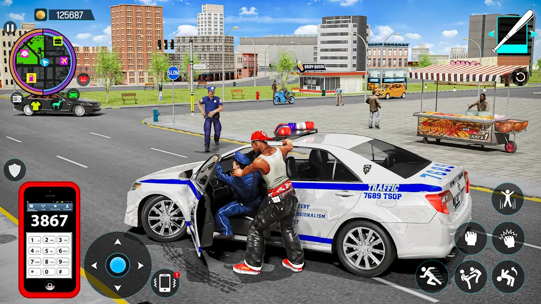 Gangster Mafia City Crime Game  [МОД Много монет] Screenshot 3