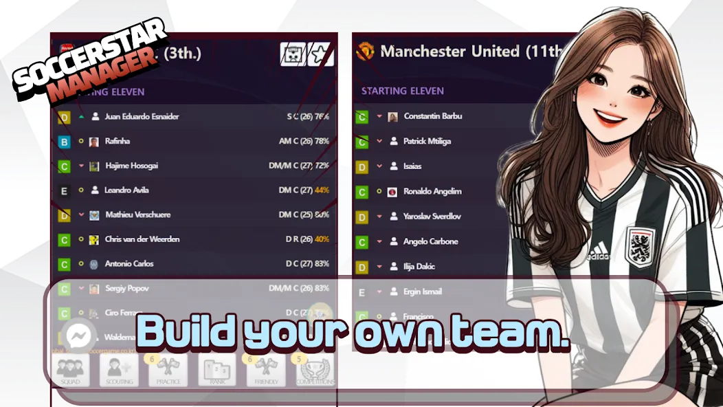 SSM - Football Manager Game (ССМ)  [МОД Unlimited Money] Screenshot 3