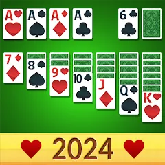 Скачать взломанную Solitaire Classic - 2024 (Солитер Классик)  [МОД Много монет] - полная версия apk на Андроид