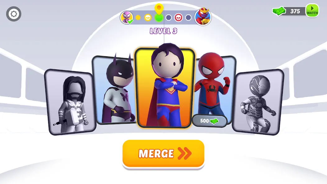 Stick Hero: Comic Superhero (Стик Хиро)  [МОД Много монет] Screenshot 1