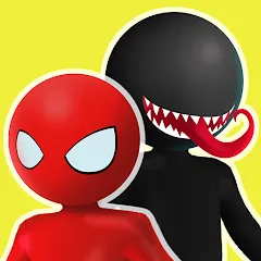 Взломанная Stick Hero: Comic Superhero (Стик Хиро)  [МОД Много монет] - стабильная версия apk на Андроид