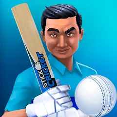 Взломанная Stick Cricket Clash (тик Крикет Клаш)  [МОД Меню] - полная версия apk на Андроид