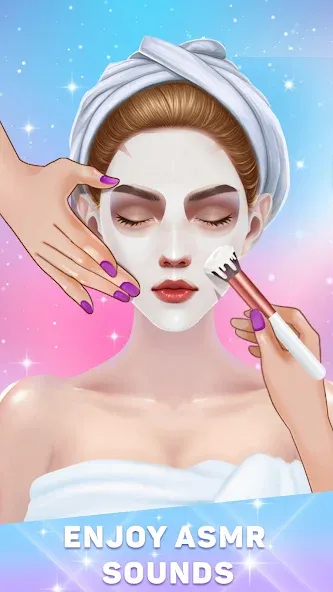 Makeover salon: Makeup ASMR (Мейковер салон)  [МОД Много монет] Screenshot 1