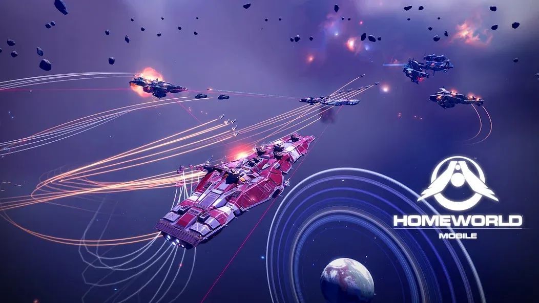 Homeworld Mobile: Sci-Fi MMO (Хоумворлд Мобаил)  [МОД Mega Pack] Screenshot 1