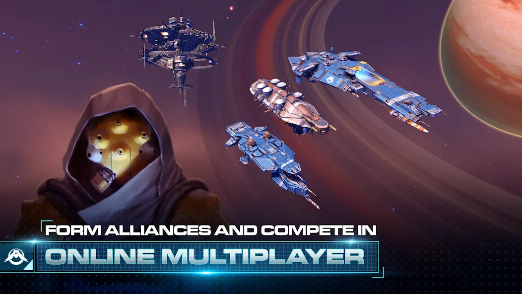 Homeworld Mobile: Sci-Fi MMO (Хоумворлд Мобаил)  [МОД Mega Pack] Screenshot 4