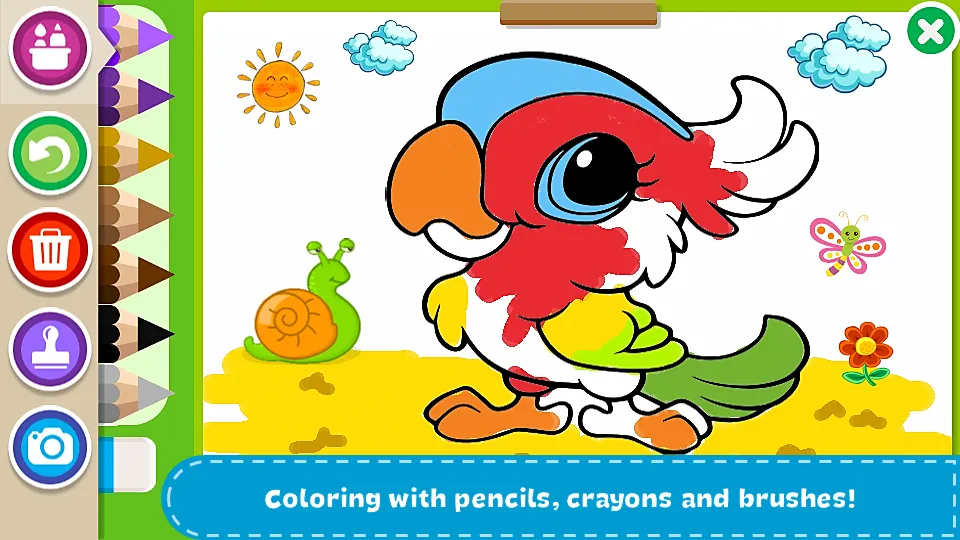 Coloring Book - Kids Paint  [МОД Все открыто] Screenshot 1