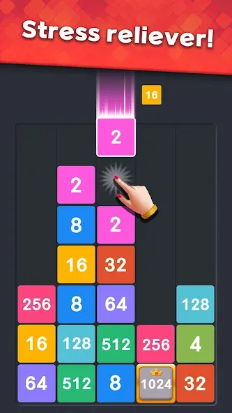 Drop Merge : Number Puzzle (Дроп Мердж)  [МОД Много монет] Screenshot 2