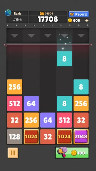 Drop The Number® : Merge Game (Дроп зе Намбер)  [МОД Unlocked] Screenshot 1