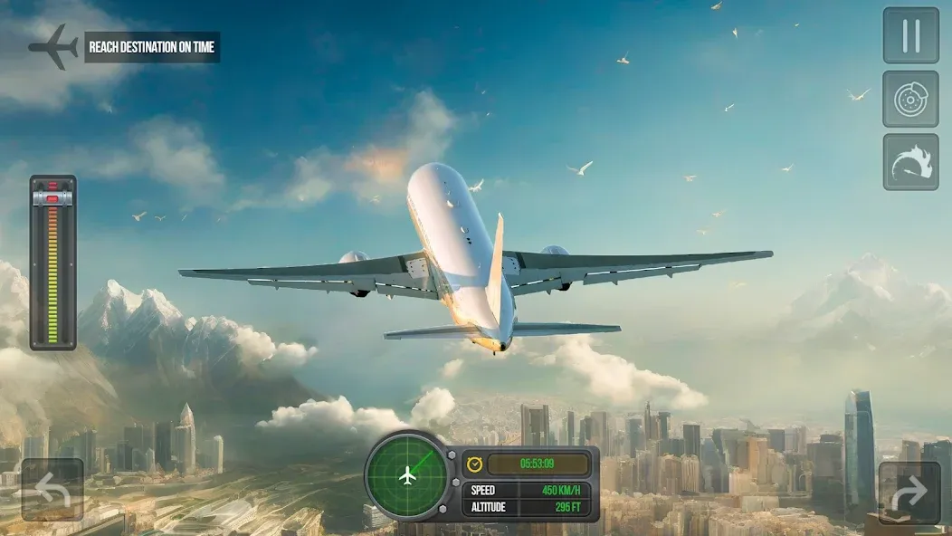 Flight Simulator - Plane Games  [МОД Unlocked] Screenshot 1